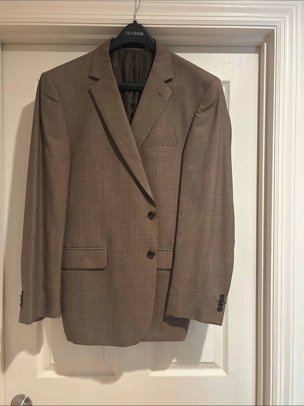 Jos. A. Bank Tan Glen Plaid Sport Coat